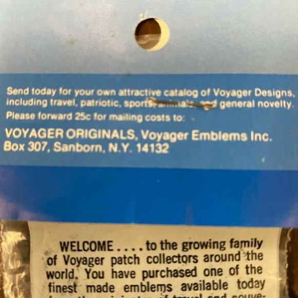 Vintage Patch Canada Red Marble Leaf Emblem Voyager Originals USA 1980 Sew‎ On - Picture 4 of 8